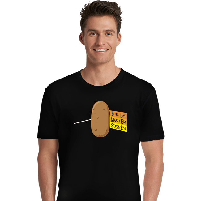 Shirts Premium Shirts, Unisex / Small / Black Dark Side Of The Tater
