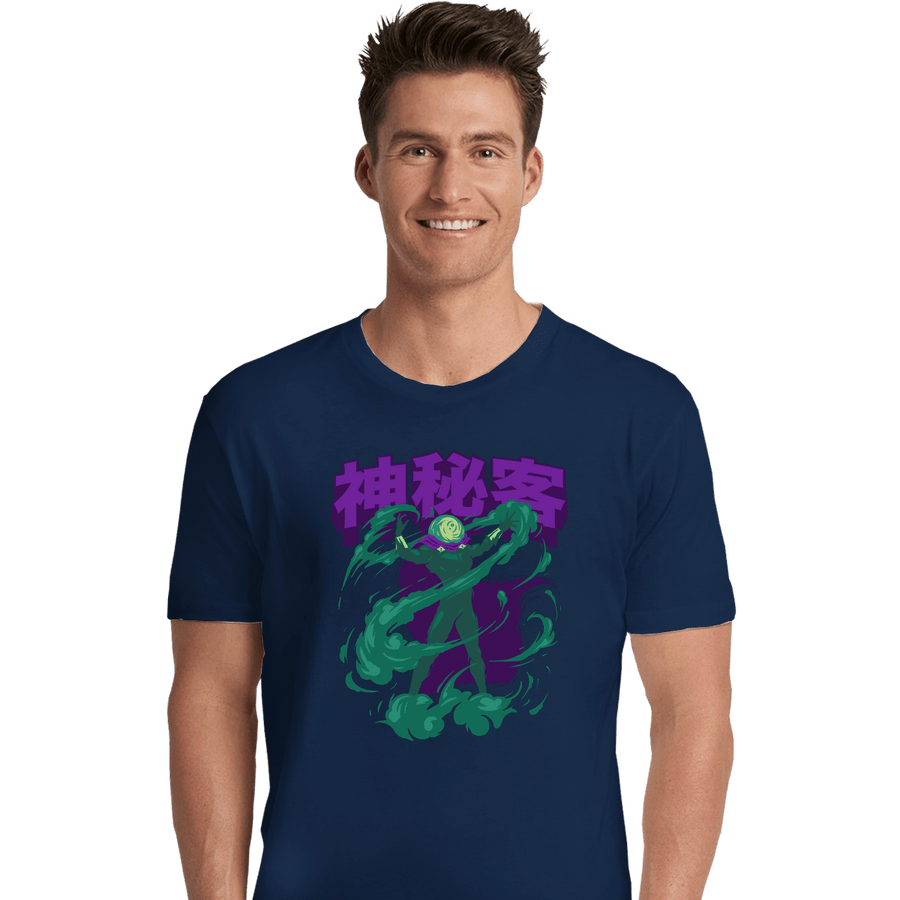 Shirts Premium Shirts, Unisex / Small / Navy Mysterio