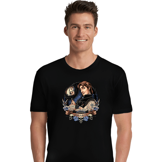 Daily_Deal_Shirts Premium Shirts, Unisex / Small / Black Wanted Dead or Alive