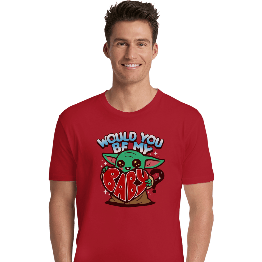 Shirts Premium Shirts, Unisex / Small / Red Would You Be My Baby