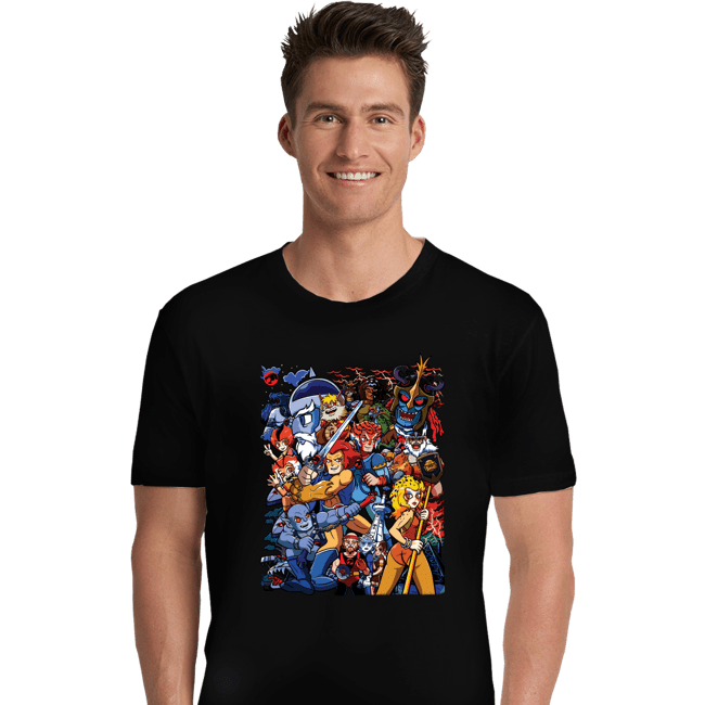 Daily_Deal_Shirts Premium Shirts, Unisex / Small / Black Thundercats VS Pilgrim