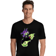 Load image into Gallery viewer, Shirts Premium Shirts, Unisex / Small / Black Magical Silhouettes - Maleficent
