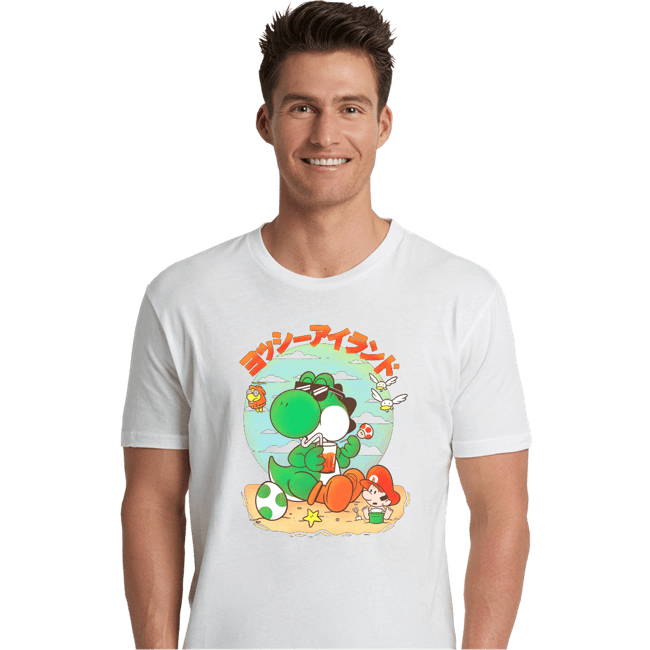 Daily_Deal_Shirts Premium Shirts, Unisex / Small / White Yoshi Vacation
