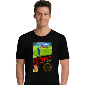 Shirts Premium Shirts, Unisex / Small / Black Lee Carvallo's Putting Challenge