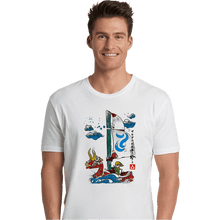 Load image into Gallery viewer, Secret_Shirts Premium Shirts, Unisex / Small / White Sailor With The Wind
