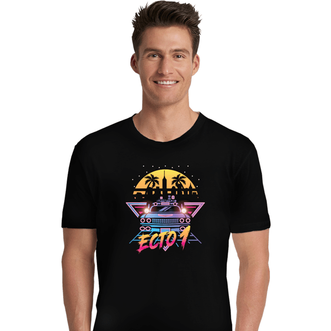 Daily_Deal_Shirts Premium Shirts, Unisex / Small / Black Neon Ghost