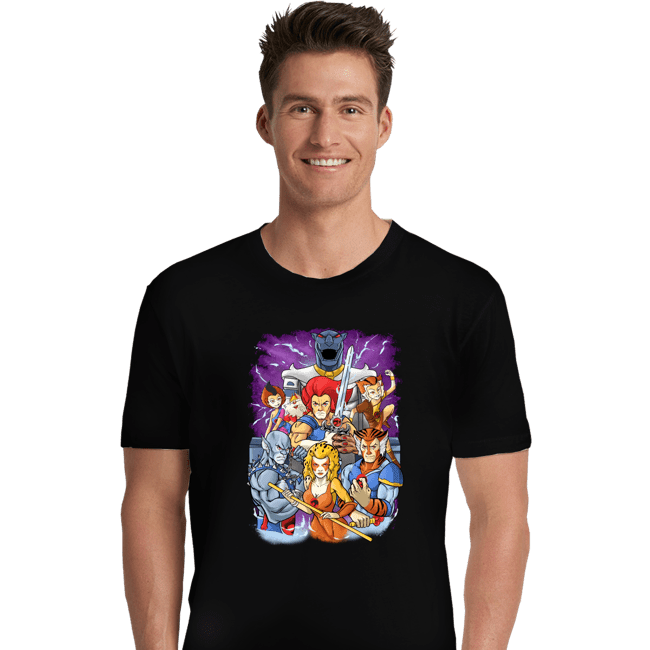 Daily_Deal_Shirts Premium Shirts, Unisex / Small / Black Hear The Roar