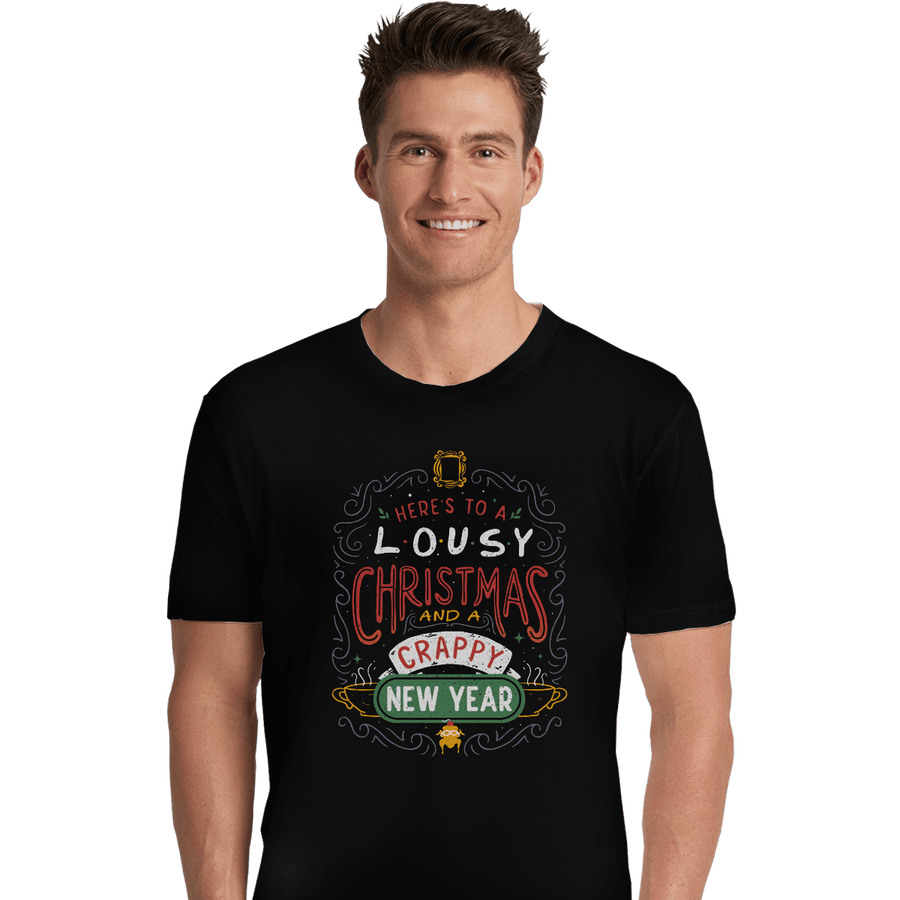 Shirts Premium Shirts, Unisex / Small / Black Friends Christmas