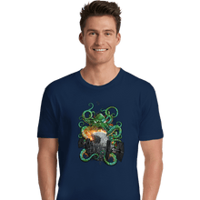 Load image into Gallery viewer, Shirts Premium Shirts, Unisex / Small / Navy Cthulhu Strikes Back
