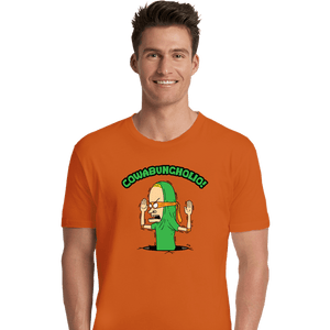Secret_Shirts Premium Shirts, Unisex / Small / Orange Cowa-Bungholio!
