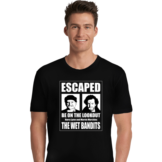 Secret_Shirts Premium Shirts, Unisex / Small / Black The Wet Bandits Have Escaped