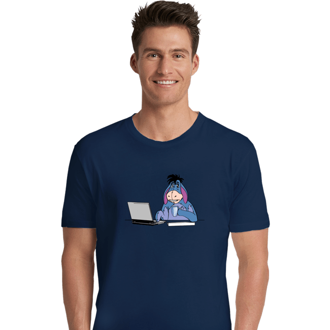 Shirts Premium Shirts, Unisex / Small / Navy Hide The Pain