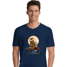 Load image into Gallery viewer, Daily_Deal_Shirts Premium Shirts, Unisex / Small / Navy Calvin Friends
