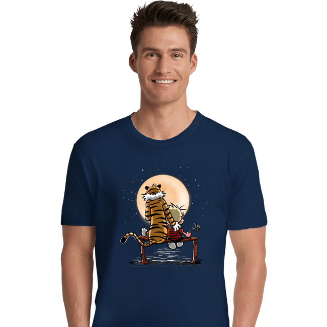 Daily_Deal_Shirts Premium Shirts, Unisex / Small / Navy Calvin Friends