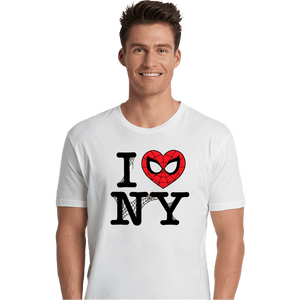 Daily_Deal_Shirts Premium Shirts, Unisex / Small / White I Spider NY
