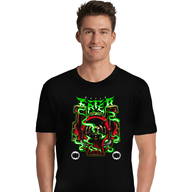 Daily_Deal_Shirts Premium Shirts, Unisex / Small / Black World Eater Metal