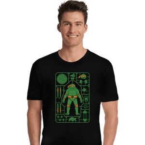 Daily_Deal_Shirts Premium Shirts, Unisex / Small / Black Michelangelo Model Sprue