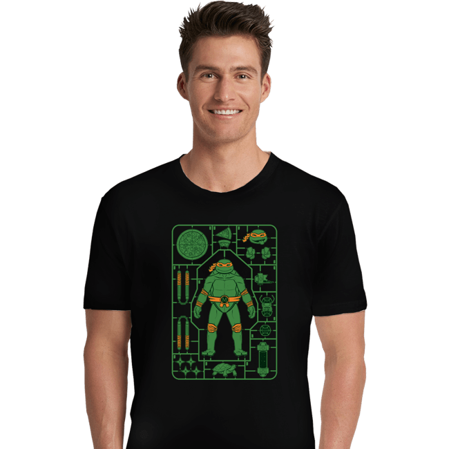 Daily_Deal_Shirts Premium Shirts, Unisex / Small / Black Michelangelo Model Sprue
