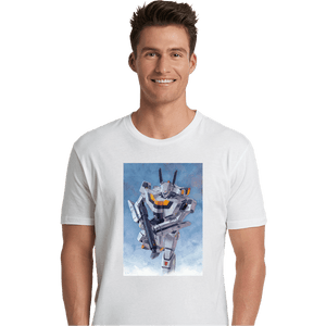 Daily_Deal_Shirts Premium Shirts, Unisex / Small / White VF-1S Watercolor