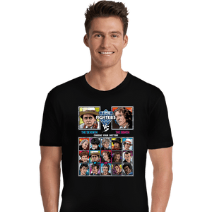 Shirts Premium Shirts, Unisex / Small / Black Time Fighters 7th VS 8th