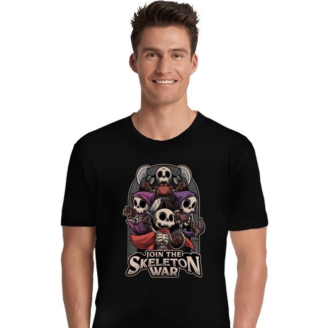 Secret_Shirts Premium Shirts, Unisex / Small / Black Skeleton War