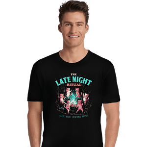Daily_Deal_Shirts Premium Shirts, Unisex / Small / Black The Late Night Ritual