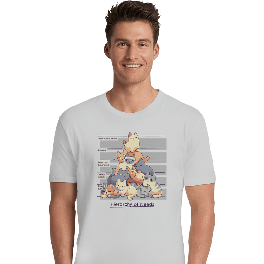 Shirts Premium Shirts, Unisex / Small / White Maslow's Purramyd