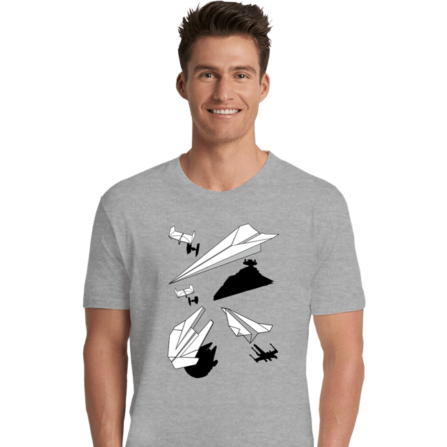 Daily_Deal_Shirts Premium Shirts, Unisex / Small / Sports Grey Paper Wars