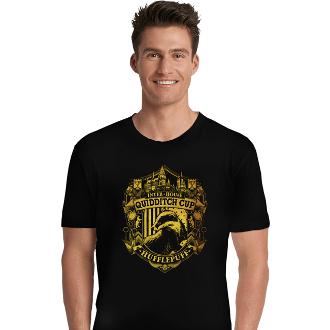 Sold_Out_Shirts Premium Shirts, Unisex / Small / Black Team Hufflepuff