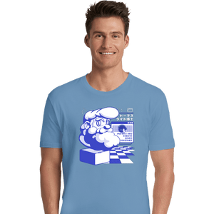 Secret_Shirts Premium Shirts, Unisex / Small / Powder Blue Light Wave