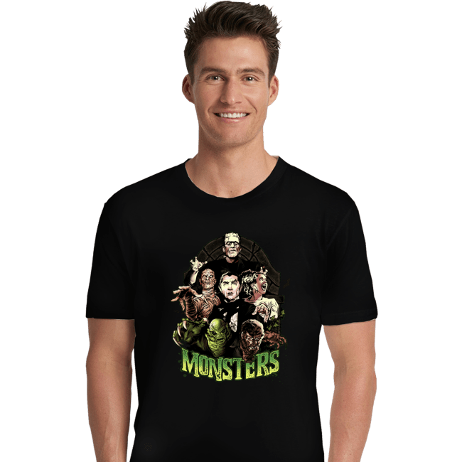 Shirts Premium Shirts, Unisex / Small / Black Monsters