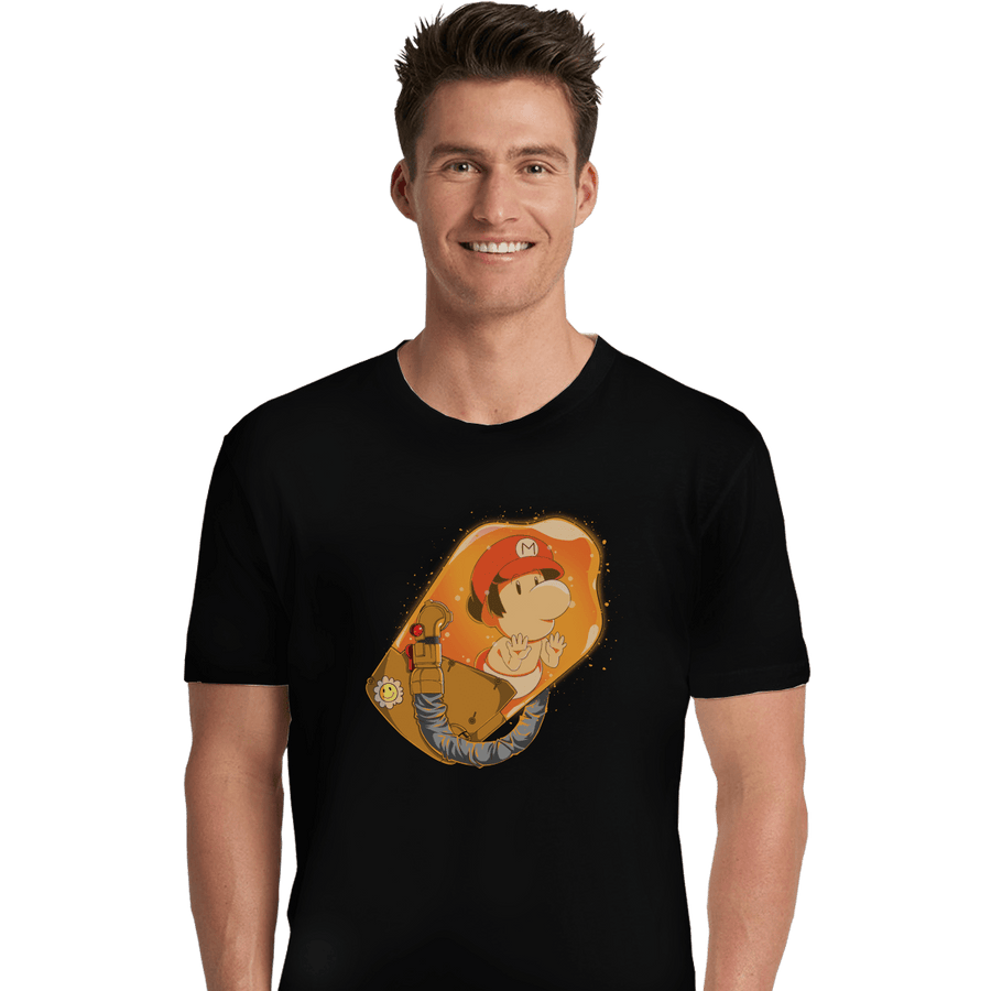 Shirts Premium Shirts, Unisex / Small / Black Mario Stranding