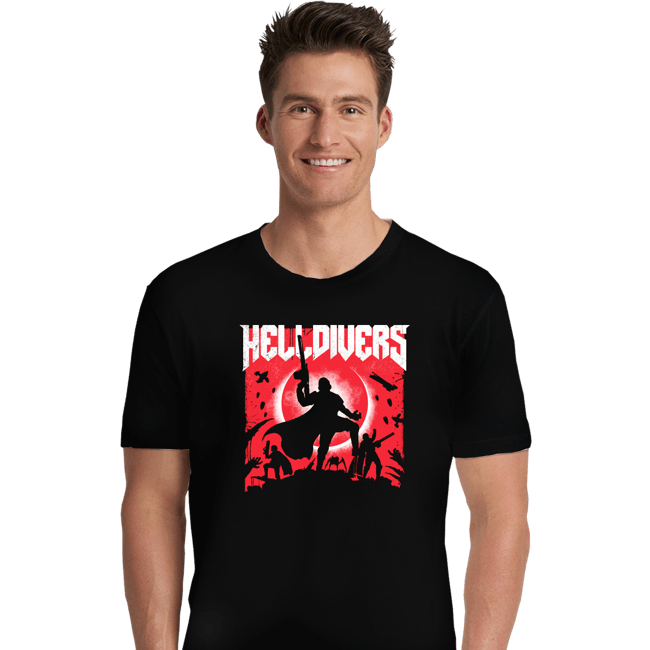 Last_Chance_Shirts Premium Shirts, Unisex / Small / Black Helldivers
