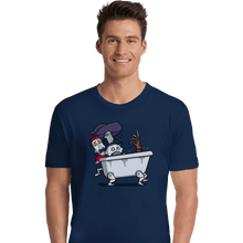 Load image into Gallery viewer, Daily_Deal_Shirts Premium Shirts, Unisex / Small / Navy Halloween Bathtub
