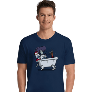 Daily_Deal_Shirts Premium Shirts, Unisex / Small / Navy Halloween Bathtub