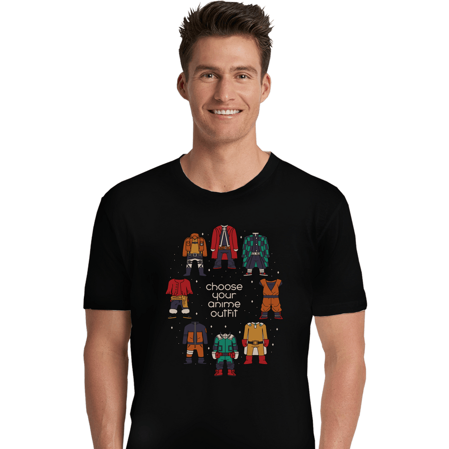 Shirts Premium Shirts, Unisex / Small / Black Choose Your Anime Outfit