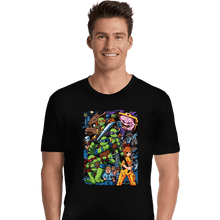 Load image into Gallery viewer, Daily_Deal_Shirts Premium Shirts, Unisex / Small / Black TMNT Pilgrim
