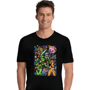 Daily_Deal_Shirts Premium Shirts, Unisex / Small / Black TMNT Pilgrim