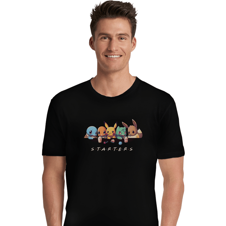 Shirts Premium Shirts, Unisex / Small / Black Starter Friends