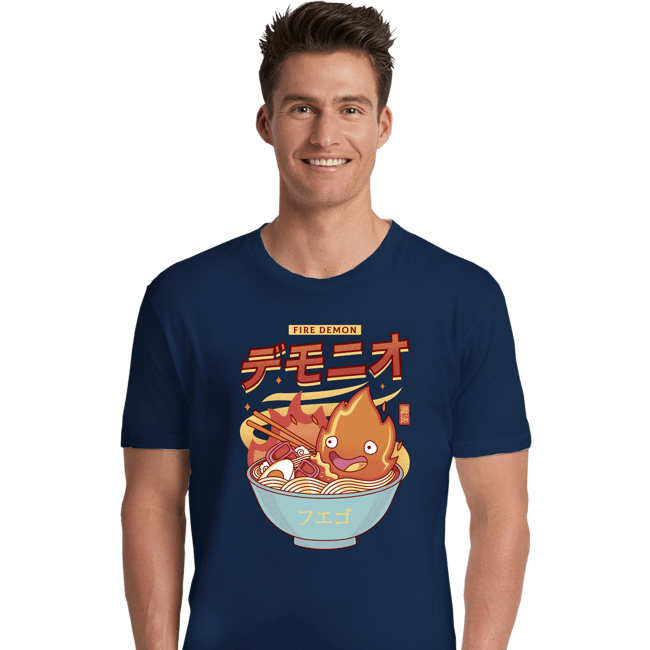 Secret_Shirts Premium Shirts, Unisex / Small / Navy The Fire Demon Ramen