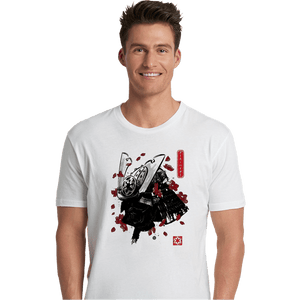 Daily_Deal_Shirts Premium Shirts, Unisex / Small / White The Darth Samurai