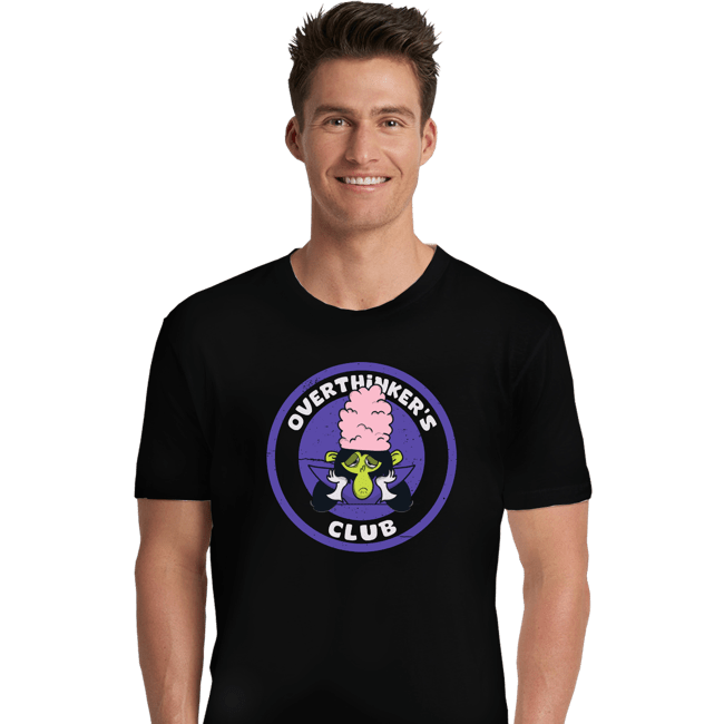 Secret_Shirts Premium Shirts, Unisex / Small / Black Over Thinker's Thinking Club