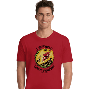 Shirts Premium Shirts, Unisex / Small / Red I Survived Dark Phoenix