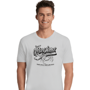 Shirts Premium Shirts, Unisex / Small / White Maryland