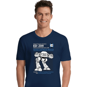 Secret_Shirts Premium Shirts, Unisex / Small / Navy ED209 Service And Repair Manual