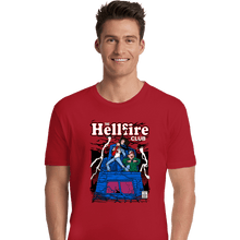 Load image into Gallery viewer, Daily_Deal_Shirts Premium Shirts, Unisex / Small / Red The Hellfire Club Comics
