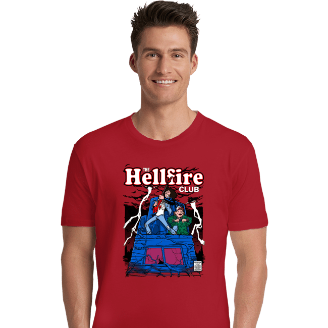 Daily_Deal_Shirts Premium Shirts, Unisex / Small / Red The Hellfire Club Comics