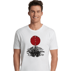 Shirts Premium Shirts, Unisex / Small / White Red Sun Alpha Predator