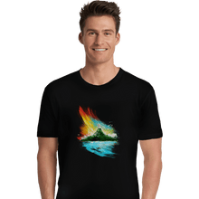 Load image into Gallery viewer, Shirts Premium Shirts, Unisex / Small / Black Sunset On Koholint
