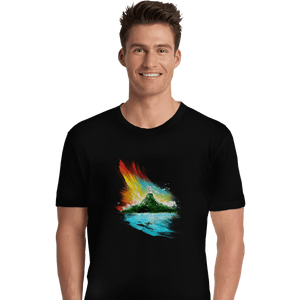 Shirts Premium Shirts, Unisex / Small / Black Sunset On Koholint